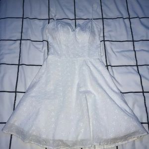 white macy’s dress